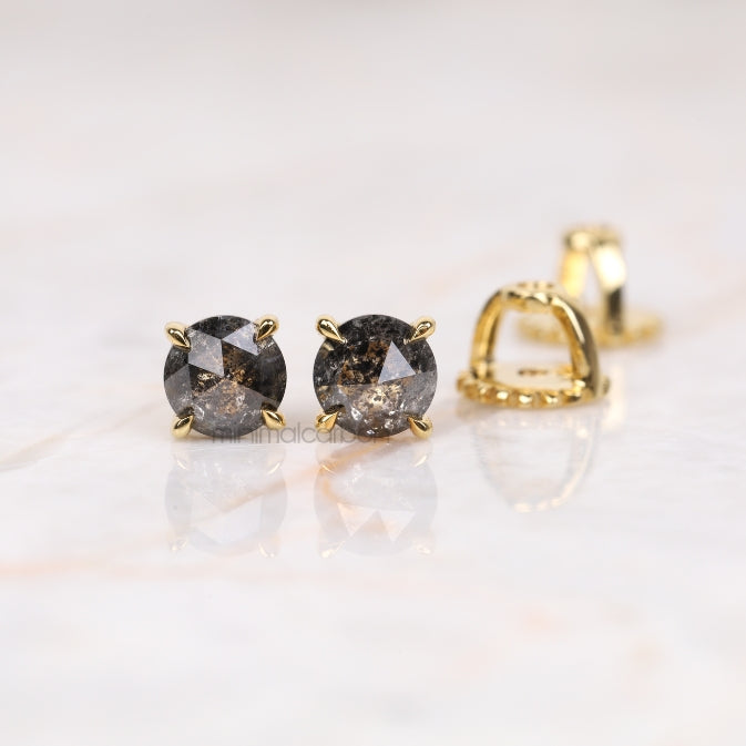 Claw Prong Stud Earrings