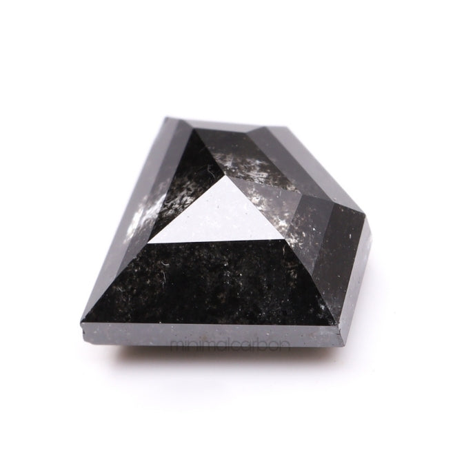 1.38 CT, 8.5 X 7.1 MM | Salt And Pepper Pentagon Cut Diamond