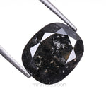 Load image into Gallery viewer, 3.01 CT, 9.3 X 7.8 MM | Salt And Pepper Cushion Cut Diamond
