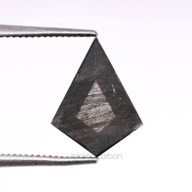 1.07 CT, 9.7 X 7.5 MM | Salt And Pepper Kite Cut Diamond