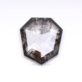 1.61 CT, 9.5 X 8.3 MM | Salt And Pepper Shield Cut Diamond