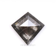 1.97 CT, 9.9 X 9.8 MM | Salt And Pepper Kite Cut Diamond - Minimal Carbon