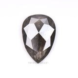 1.52 CT, 10.5 X 7.3 MM | Salt And Pepper Pear Cut Diamond