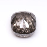 1.22 CT, 6.0 X 5.6 MM | Salt And Pepper Diamond | Cushion Cut Diamond - Minimal Carbon