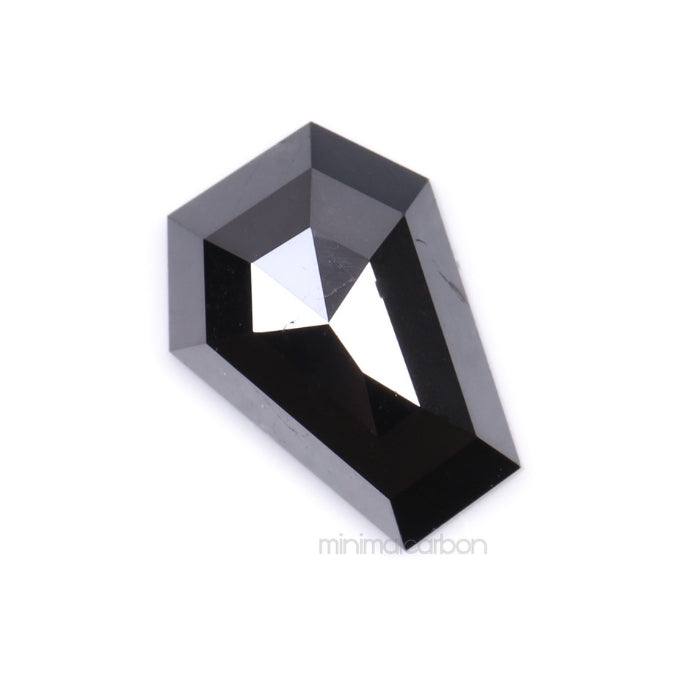 1.15 CT, 8.1 X 6.1 MM | Enhanced Black Coffin Cut Diamond
