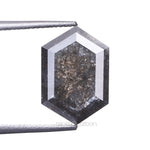 Load image into Gallery viewer, 2.90 CT, 10.7 X 7.3 MM | Salt And Pepper Hexagon Cut Diamond
