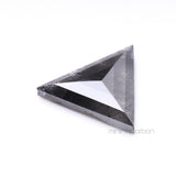 1.79 CT, 11.6 X 11.1 MM | Salt And Pepper Triangle Cut Diamond