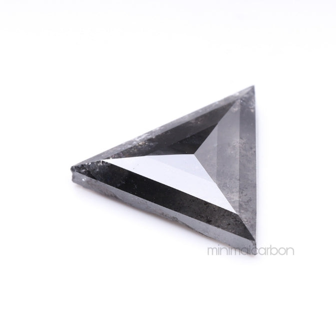 1.79 CT, 11.6 X 11.1 MM | Salt And Pepper Triangle Cut Diamond