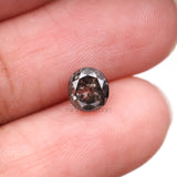 1.48 CT, 6.2 X 5.8 MM | Salt And Pepper Cushion Cut Diamond