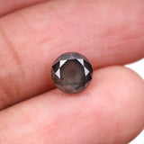 1.81 CT, 6.6 MM | Salt And Pepper Round Rose Cut Diamond