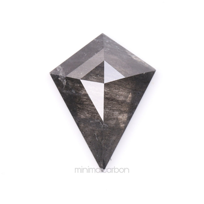 1.07 CT, 9.7 X 7.5 MM | Salt And Pepper Kite Cut Diamond