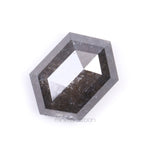 Load image into Gallery viewer, 2.90 CT, 10.7 X 7.3 MM | Salt And Pepper Hexagon Cut Diamond
