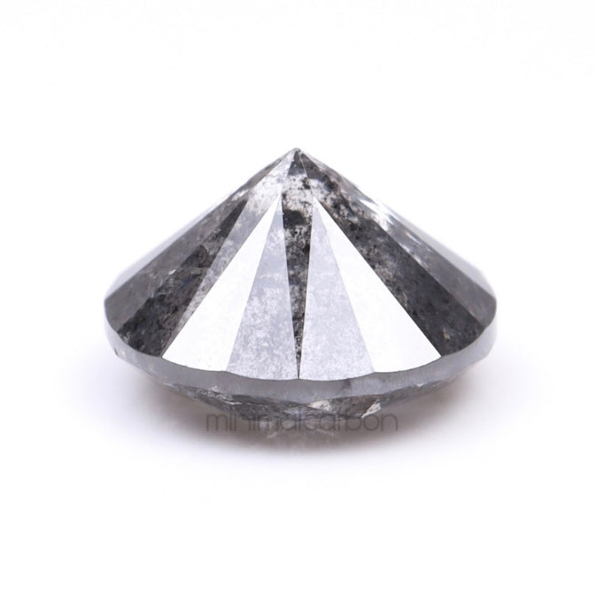 0.66 CT, 5.4 MM | Salt And Pepper Round Brilliant Cut Diamond