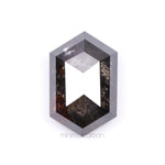 Load image into Gallery viewer, 1.88 CT, 9.0 X 5.8 MM | Salt And Pepper Hexagon Cut Diamond
