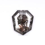 1.61 CT, 9.5 X 8.3 MM | Salt And Pepper Shield Cut Diamond