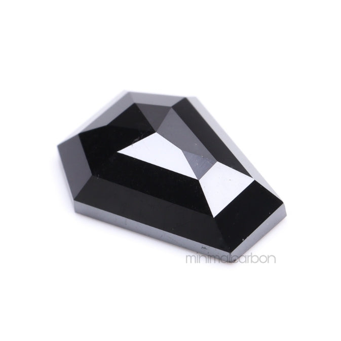 1.15 CT, 8.1 X 6.1 MM | Enhanced Black Coffin Cut Diamond