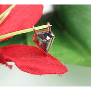 Pentagon Salt And Pepper Diamond Pendant Minimalist Pendant - Minimal Carbon