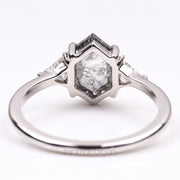 Hexagon Cut diamond ring