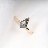 Kite Salt And Pepper Diamond Ring - Minimal Carbon