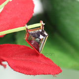 Pentagon Salt And Pepper Diamond Pendant Minimalist Pendant - Minimal Carbon