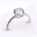 Load image into Gallery viewer, Solitaire Pave Ring
