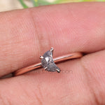 Load image into Gallery viewer, Salt And Pepper Diamond Crescent Ring
