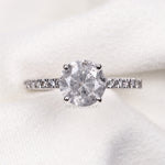 Load image into Gallery viewer, Solitaire Pave Ring
