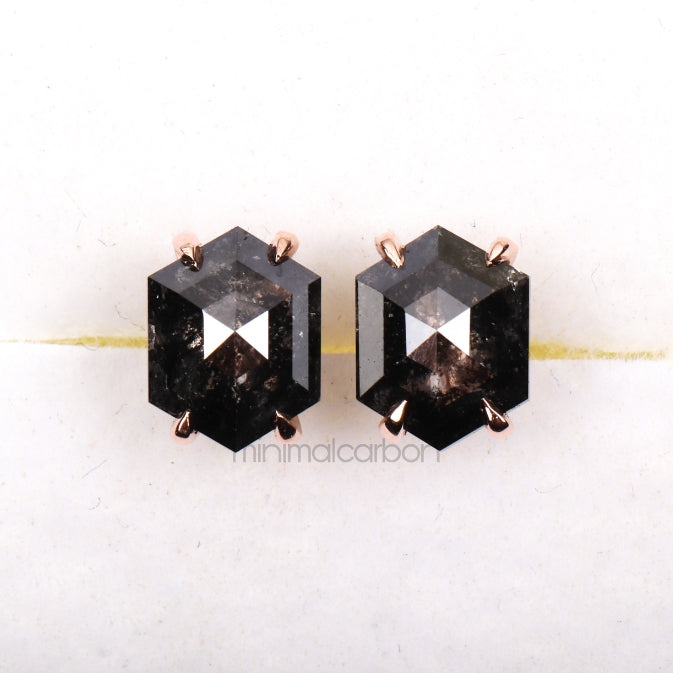 salt and papper earring