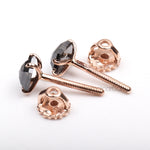 Load image into Gallery viewer, Hexagon Stud Earrings
