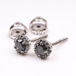 Load image into Gallery viewer, Cluster Earrings Halo Earrings
