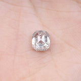 1.61 CT, 6.6 X 5.8 MM | Salt And Pepper Emerald Cut Diamond - Minimal Carbon