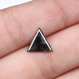 1.27 CT, 10.3 X 9.9 MM | Salt And Pepper Triangle Cut Diamond - Minimal Carbon