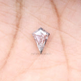 0.58 CT, 8.6 X 5.8 MM | Salt And Pepper Kite Cut Diamond - Minimal Carbon