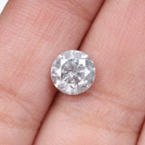 1.50 CT, 7.2 MM | Salt And Pepper Round Brilliant Cut Diamond - Minimal Carbon