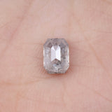1.69 CT, 7.0 X 5.0 MM | Salt And Pepper Emerald Cut Diamond - Minimal Carbon