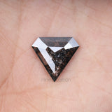 2.84 CT, 12.3 X 13.2 MM | Salt And Pepper Pentagon Cut Diamond - Minimal Carbon