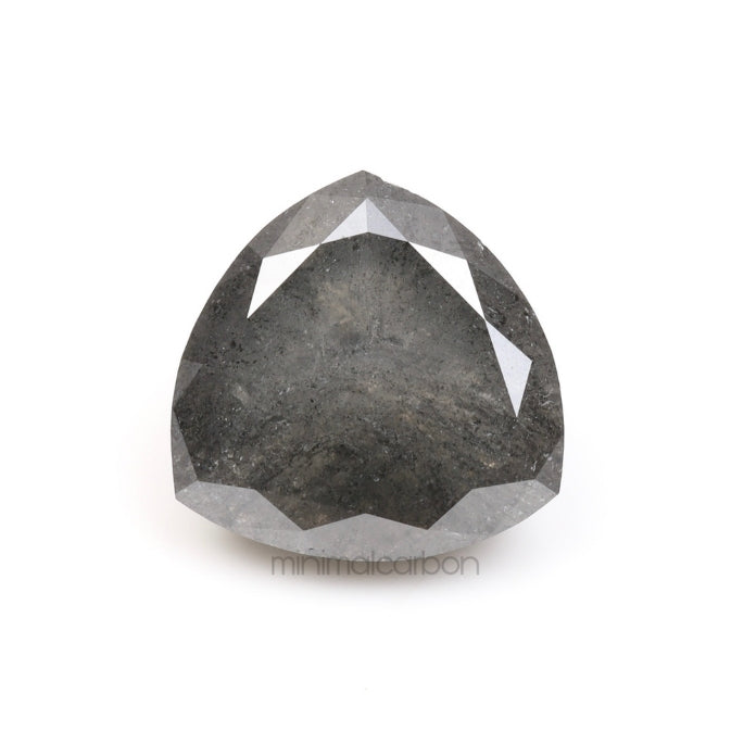 1.21 CT, 6.7 X 6.7 MM | Salt And Pepper Trillion Cut Diamond - Minimal Carbon