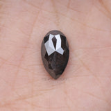 2.67 CT, 12.6 X 7.1 MM | Salt And Pepper Pear Cut Diamond - Minimal Carbon