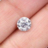 0.97 CT, 6.1 MM | Salt And Pepper Round Brilliant Cut Diamond - Minimal Carbon