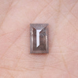 2.15 CT, 9.3 X 5.9 MM | Salt And Pepper Baguette Cut Diamond - Minimal Carbon