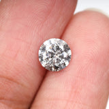 1.05 CT, 6.5 MM | Salt And Pepper Round Brilliant Cut Diamond - Minimal Carbon