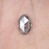 1.56 CT, 9.6 X 6.9 MM | Salt And Pepper Oval Cut Diamond - Minimal Carbon