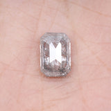 1.94 CT, 9.1 X 6.2 MM | Salt And Pepper Emerald Cut Diamond - Minimal Carbon