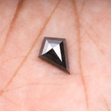 1.63 CT, 11.4 X 8.3 MM | Salt And Pepper Kite Cut Diamond - Minimal Carbon