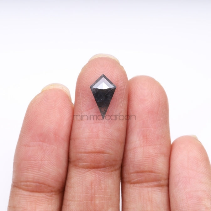 1.79 CT Kite Cut Natural Loose Salt And Pepper Diamond