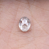 1.60 CT, 7.4 X 5.7 MM | Salt And Pepper Oval Cut Diamond - Minimal Carbon