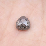 1.21 CT, 6.7 X 6.7 MM | Salt And Pepper Trillion Cut Diamond - Minimal Carbon