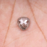 1.05 CT, 6.9 X 6.3 MM | Salt And Pepper Pear Cut Diamond - Minimal Carbon