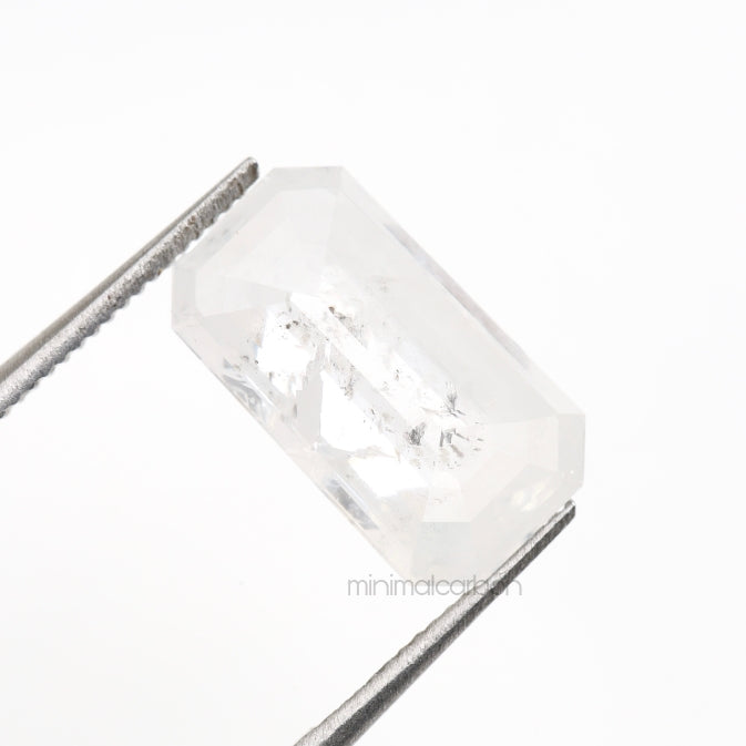 1.80 CT, 11.0 X 6.1 MM | Salt And Pepper Emerald Cut Diamond - Minimal Carbon