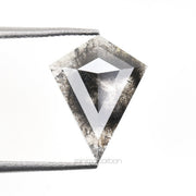 1.58 CT, 11.5 X 8.9 MM | Salt And Pepper Kite Cut Diamond - Minimal Carbon